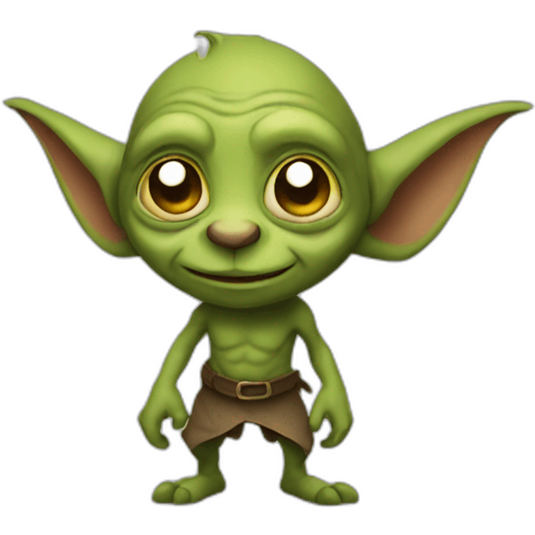 Goblin with long ears emoji