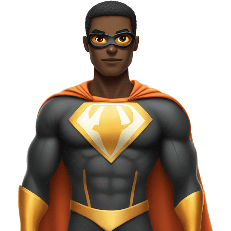 Black superhero emoji