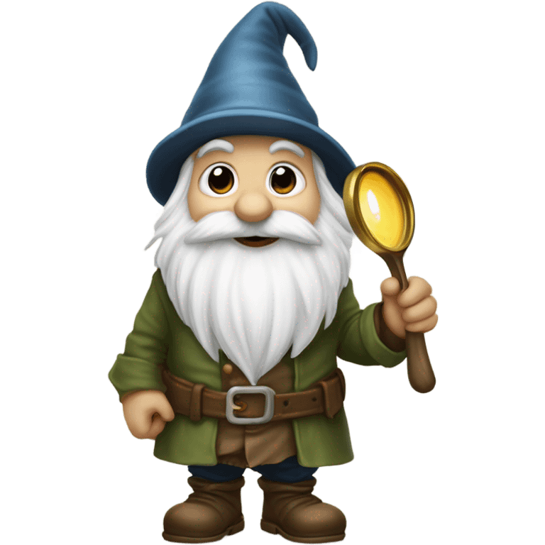 Curious gnome emoji