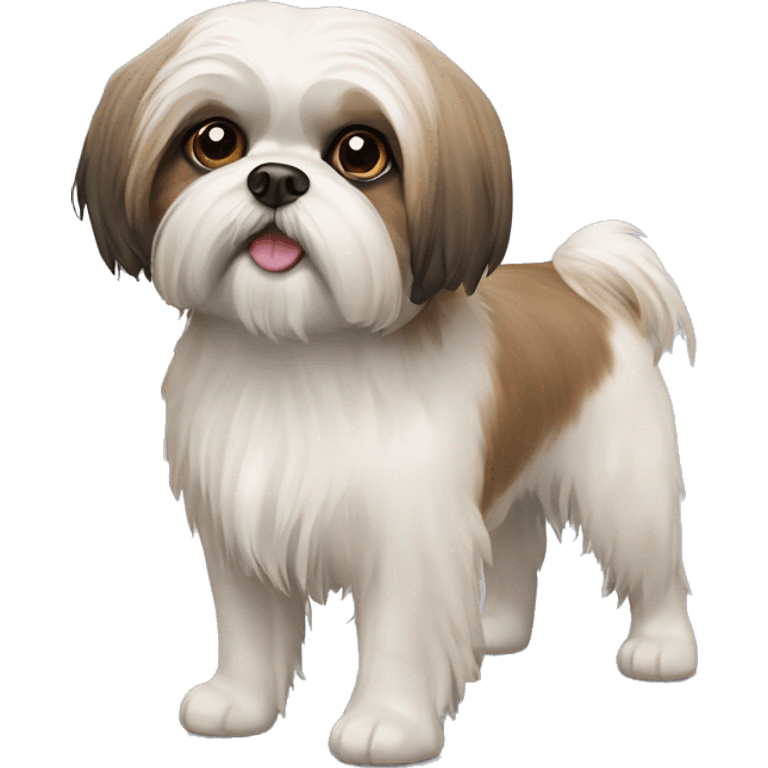 Shih tzu mix dog emoji