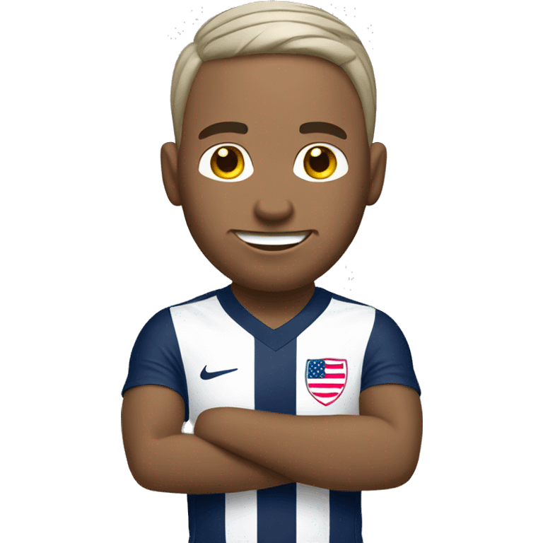 USA white man soccer emoji