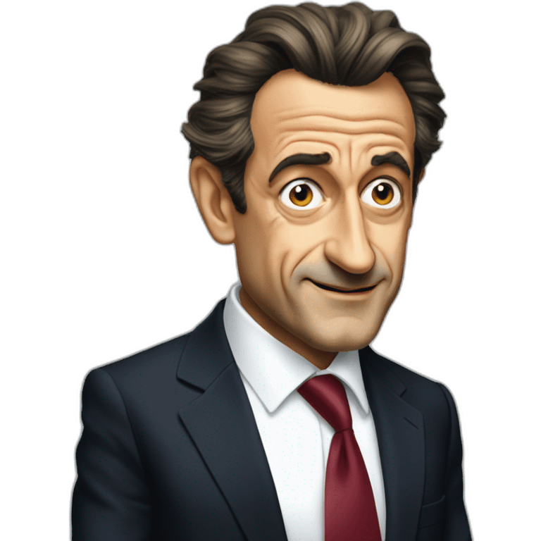 nicolas sarkozy face emoji