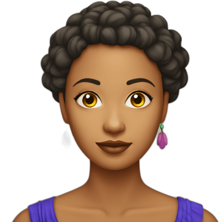 Beautiful tsonga woman emoji