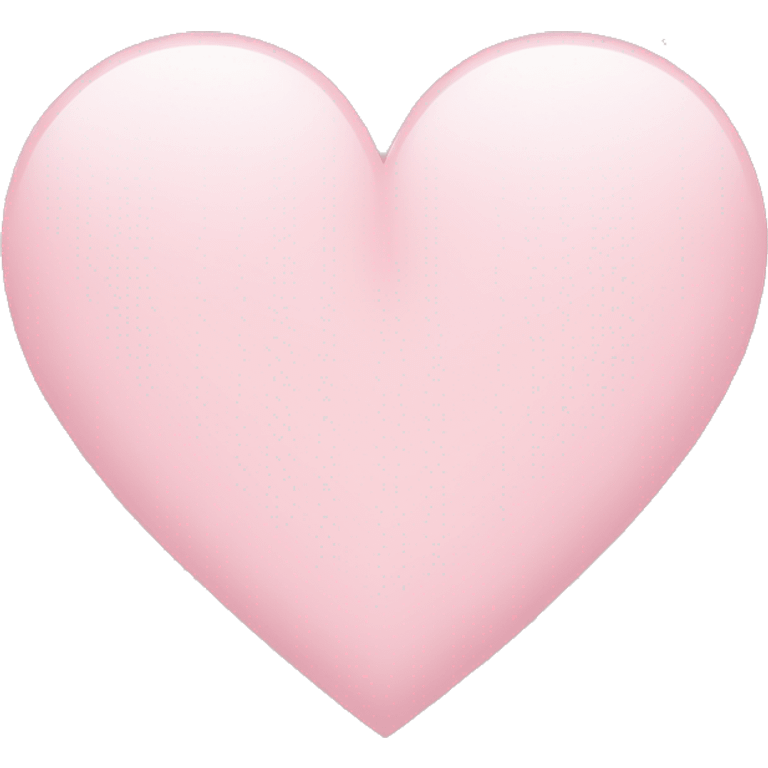 Light pink heart  emoji