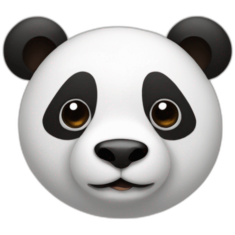 panda with poop on its head emoji