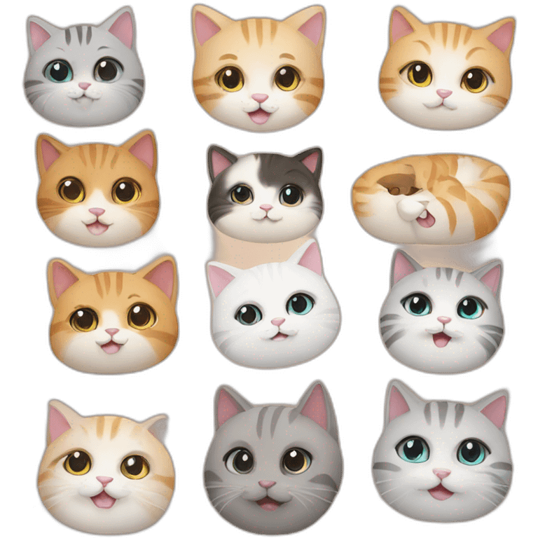 Cute cats emoji