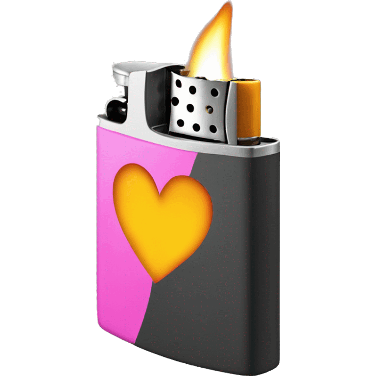 briquet en cœur  emoji