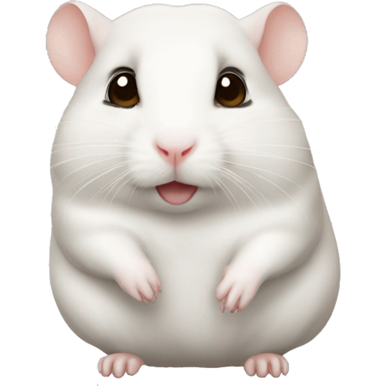 Arab white kandura head male hamster emoji