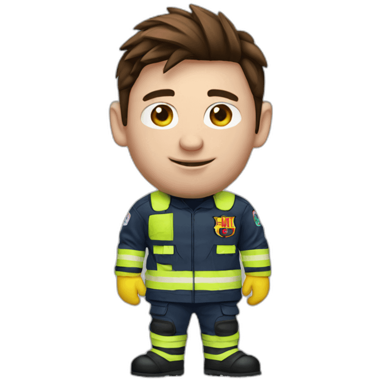 messi firemen emoji