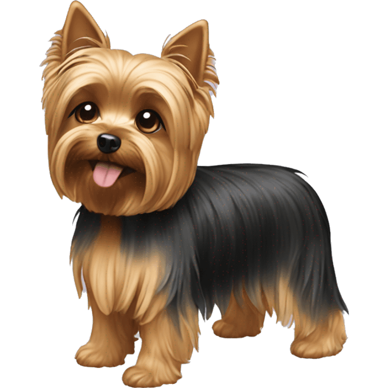 Yorkie dog emoji