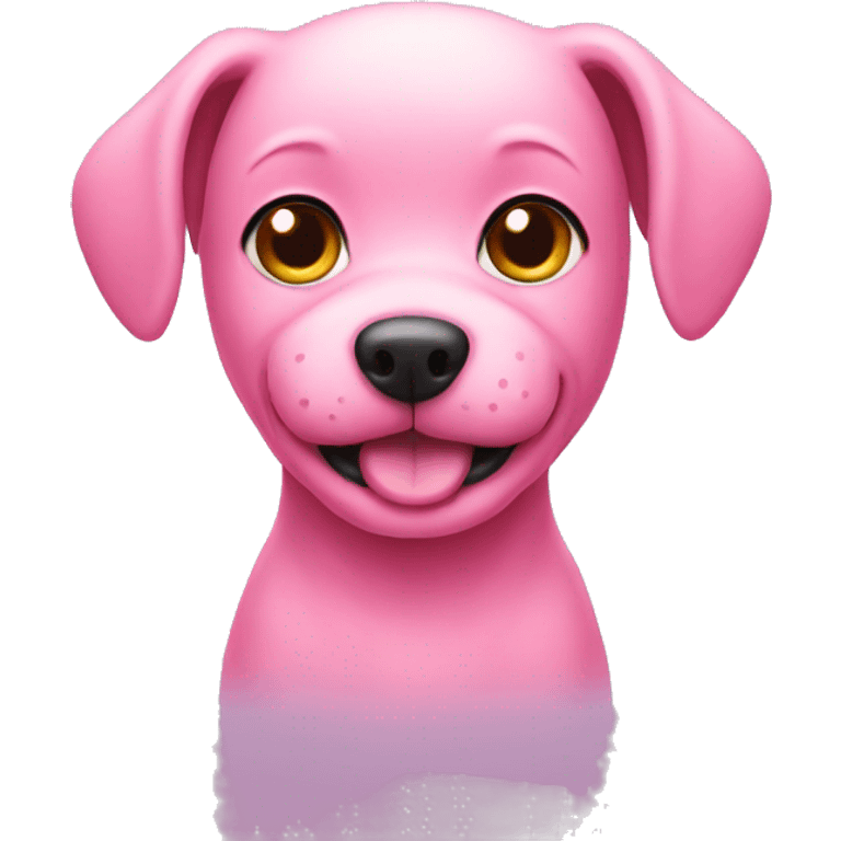 pink dog cute  emoji