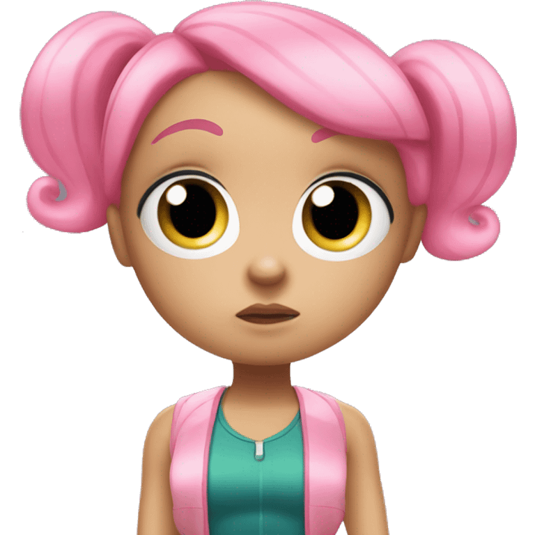 Bubbles powerpuff girl emoji