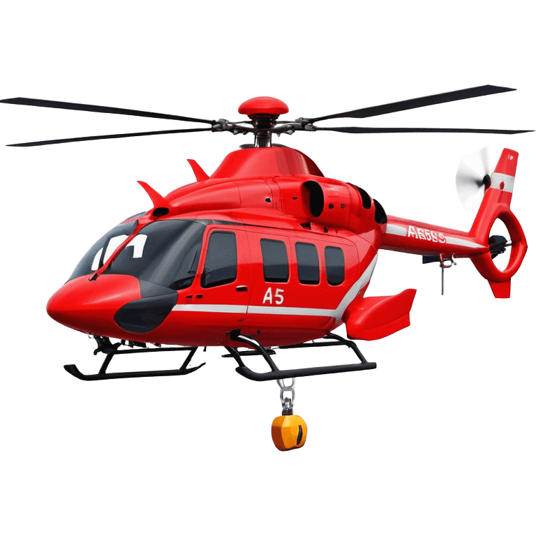 Rescue Helicopter - Airbus H145 (Model Year: 2021) (Iconic colour: Red with white) emoji