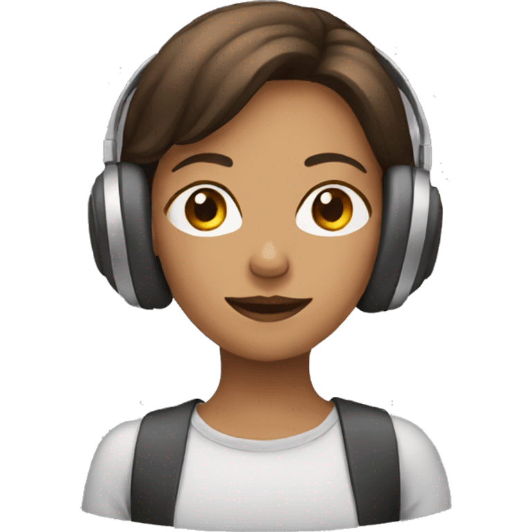 female listening emoji