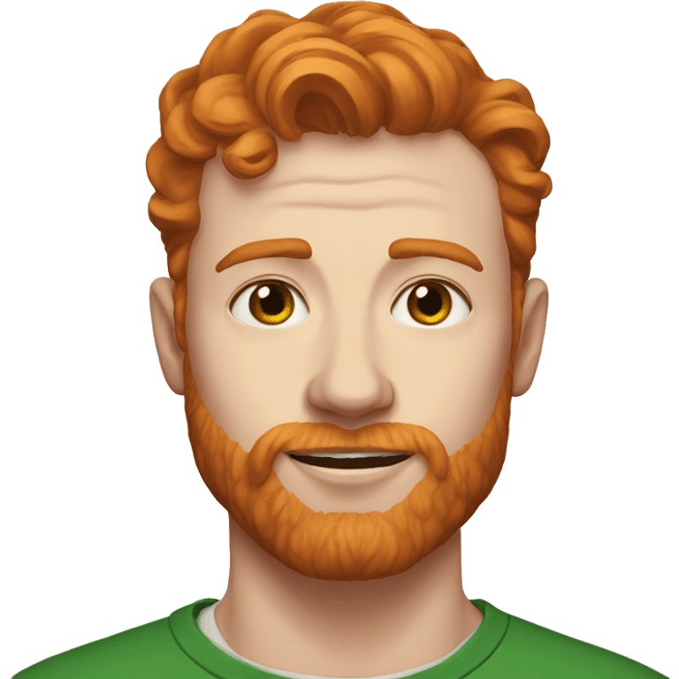 Portrait, Irish Male, 34, Ginger, Kieran emoji