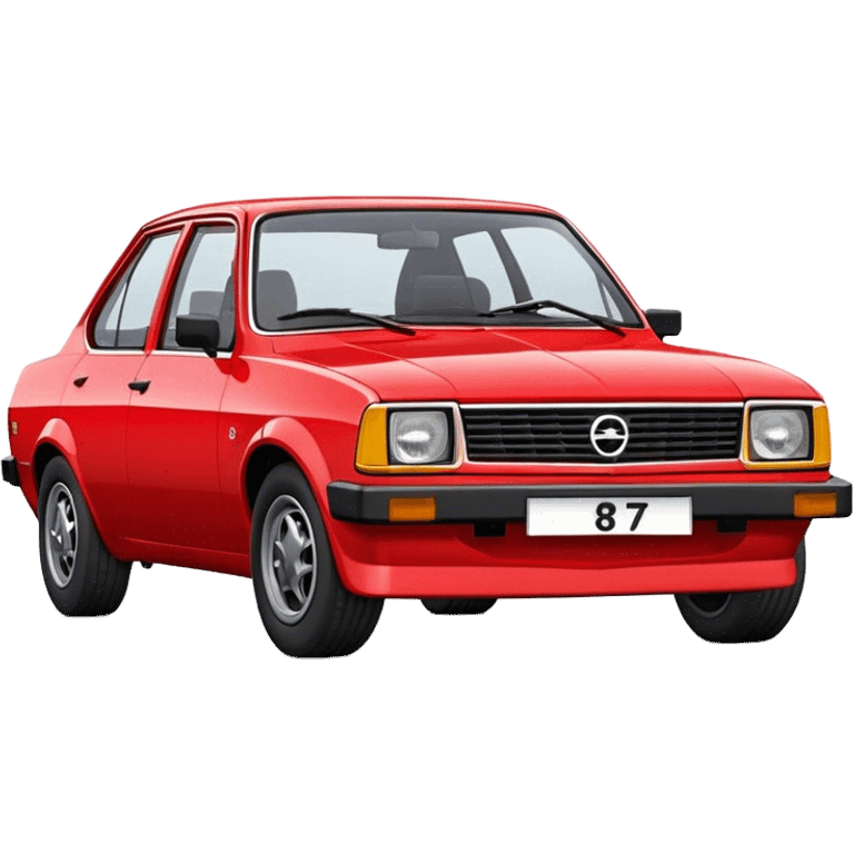 1977 red Opel Ascona emoji