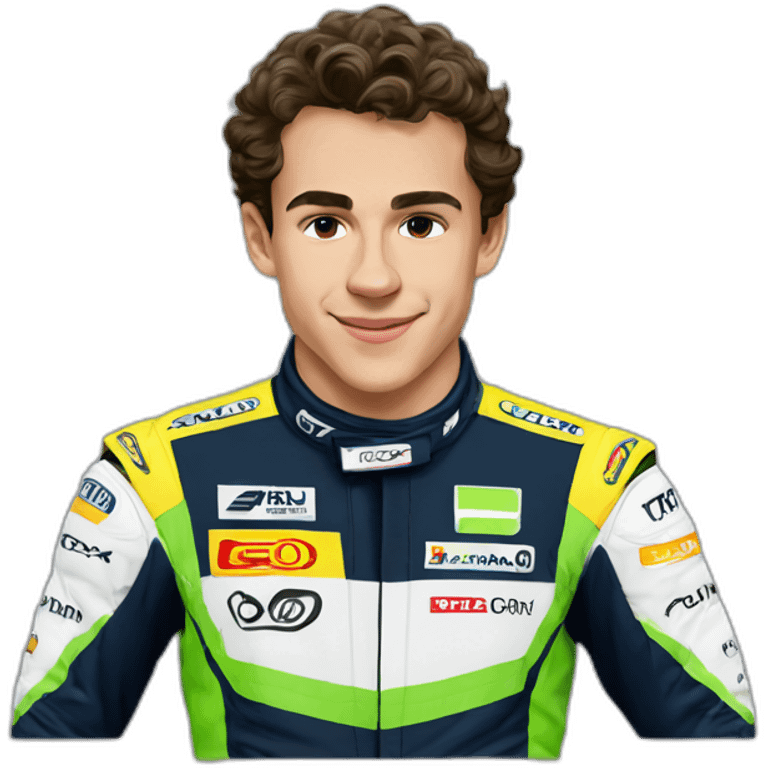 Lando Norris f1 beau emoji