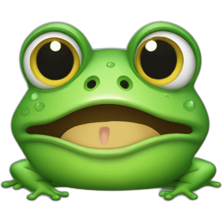 Frog crying emoji