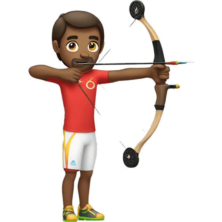 olympics archery man emoji