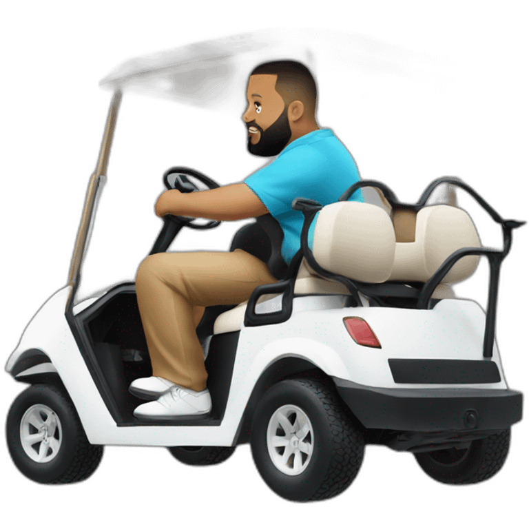 dj khaled driving golf cart emoji