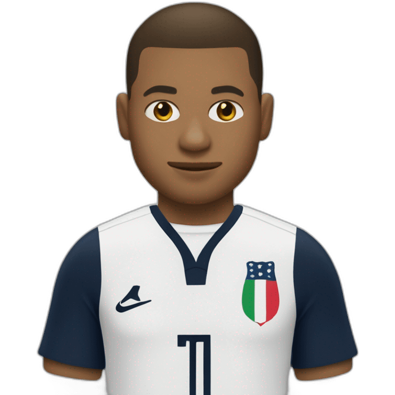 Kilyan Mbappé avec une robe emoji