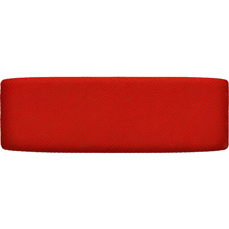 red sport sweatband emoji