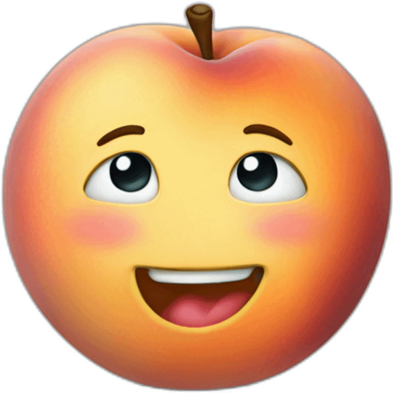 Big peach emoji