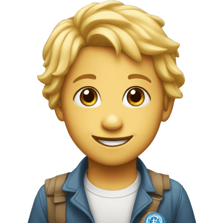  Un enfant souriant  emoji