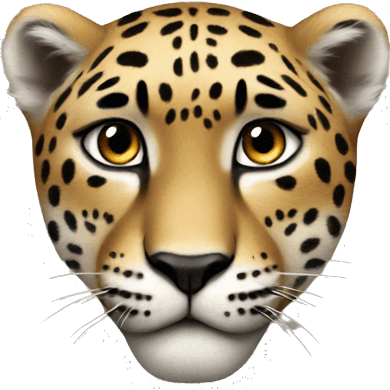 corazón leopardo  emoji