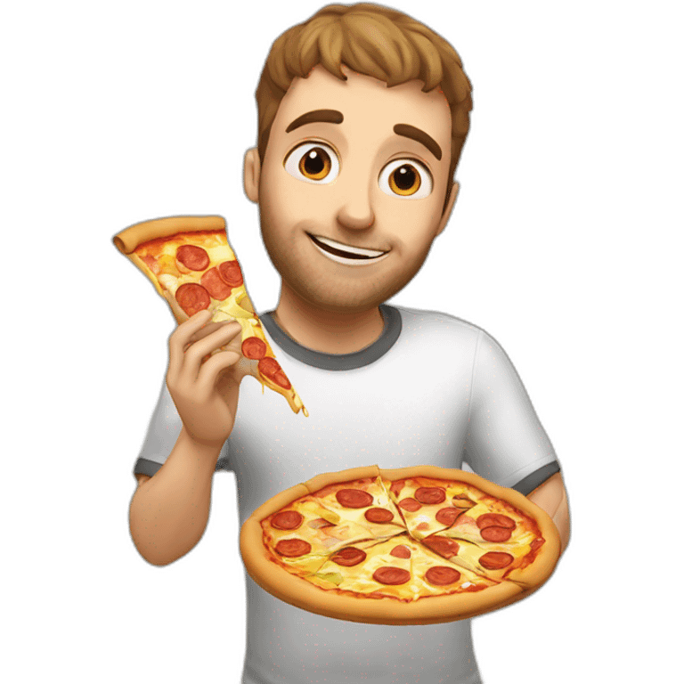 SQUEEZIE eating pizza emoji