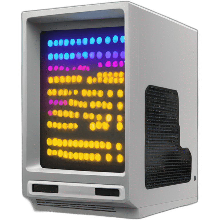 gaming desktop computer rgb led emoji