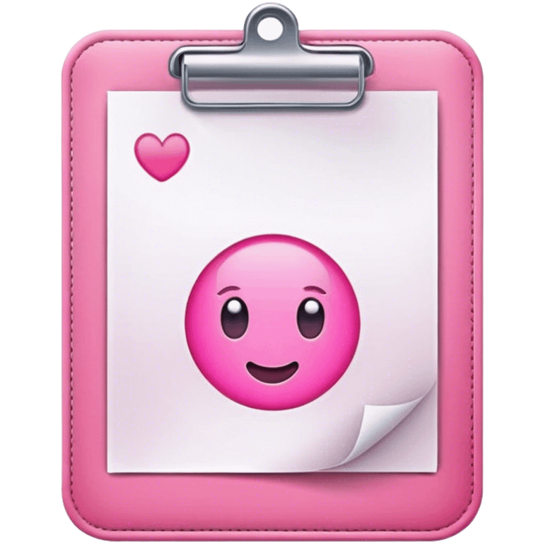 pink id document emoji