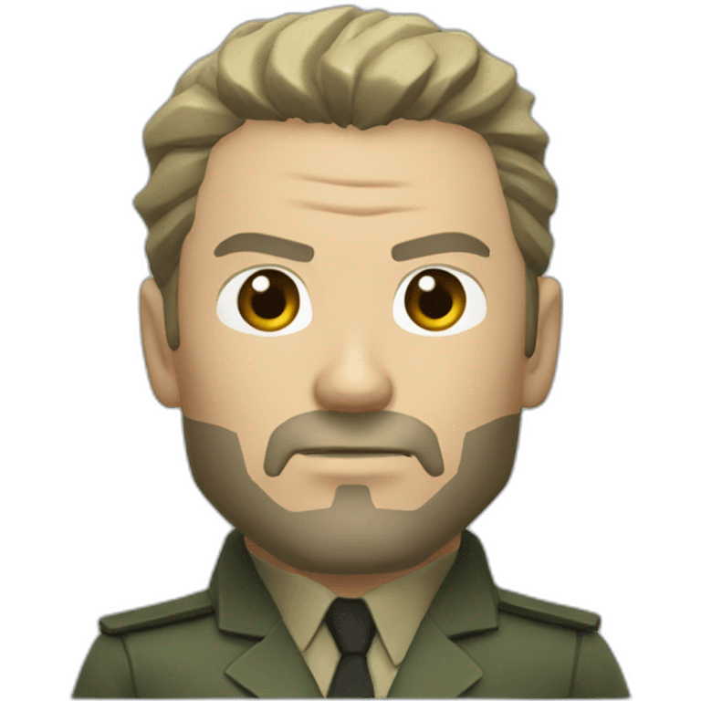 Big Boss from metal gear emoji