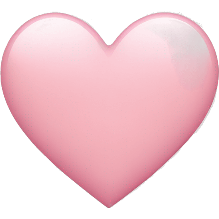 light pink heart emoji