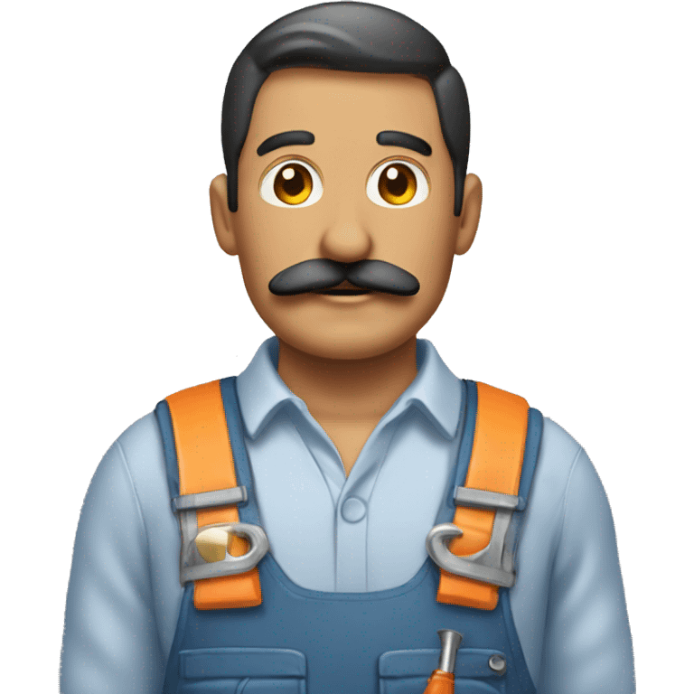 repairman with mustache emoji