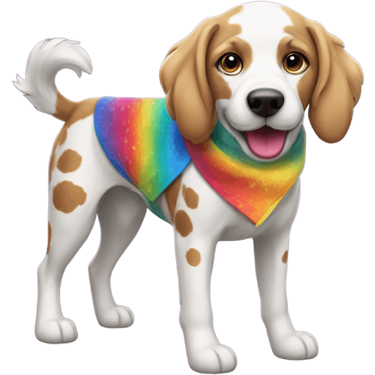 Queer dog emoji