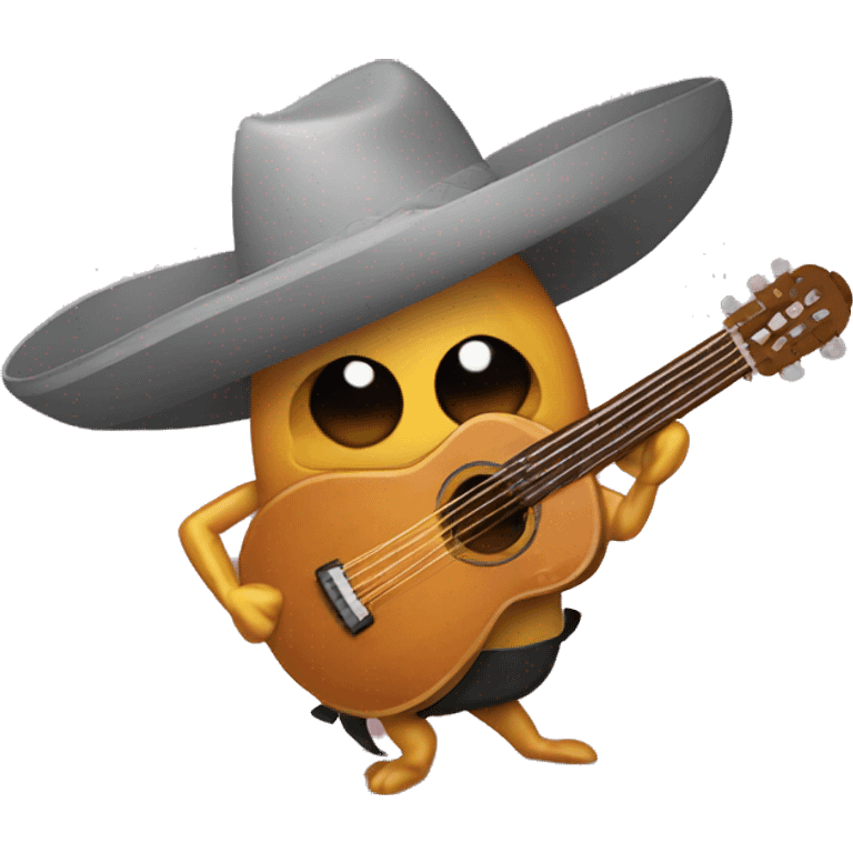 Cucaracha mariachi enfadada emoji