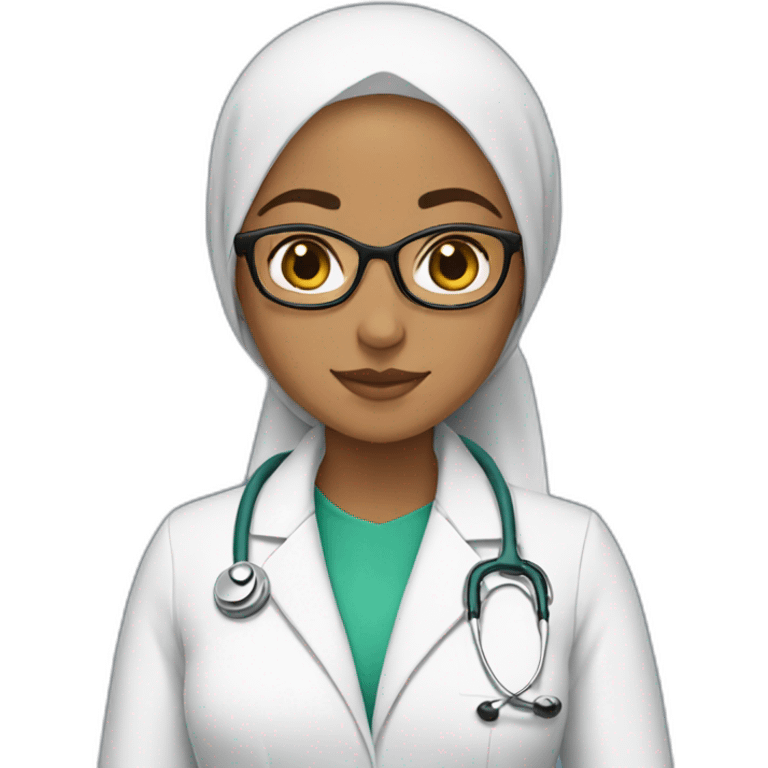 Hijabi doctor emoji