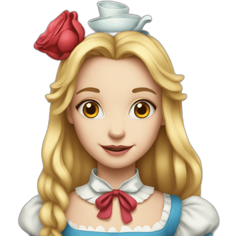 Alice in wonderland emoji