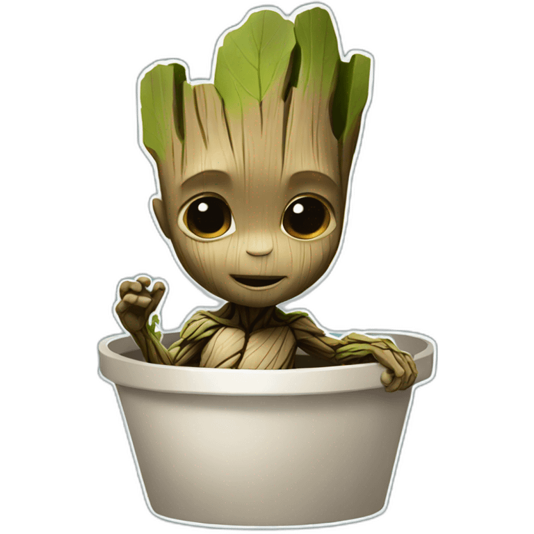 baby groot emoji