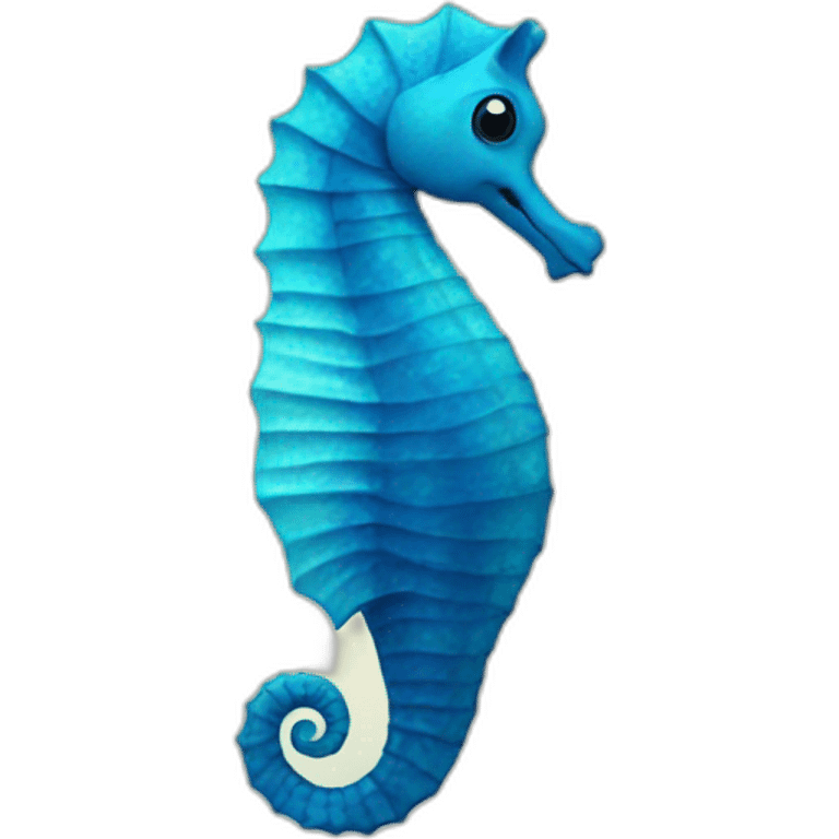 blue seahorse emoji