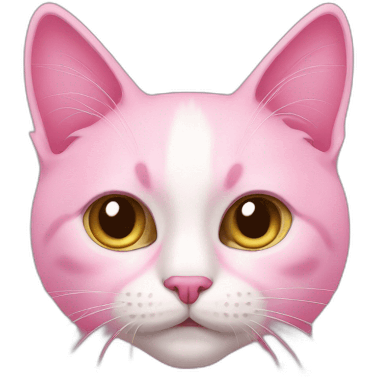 cat pink emoji