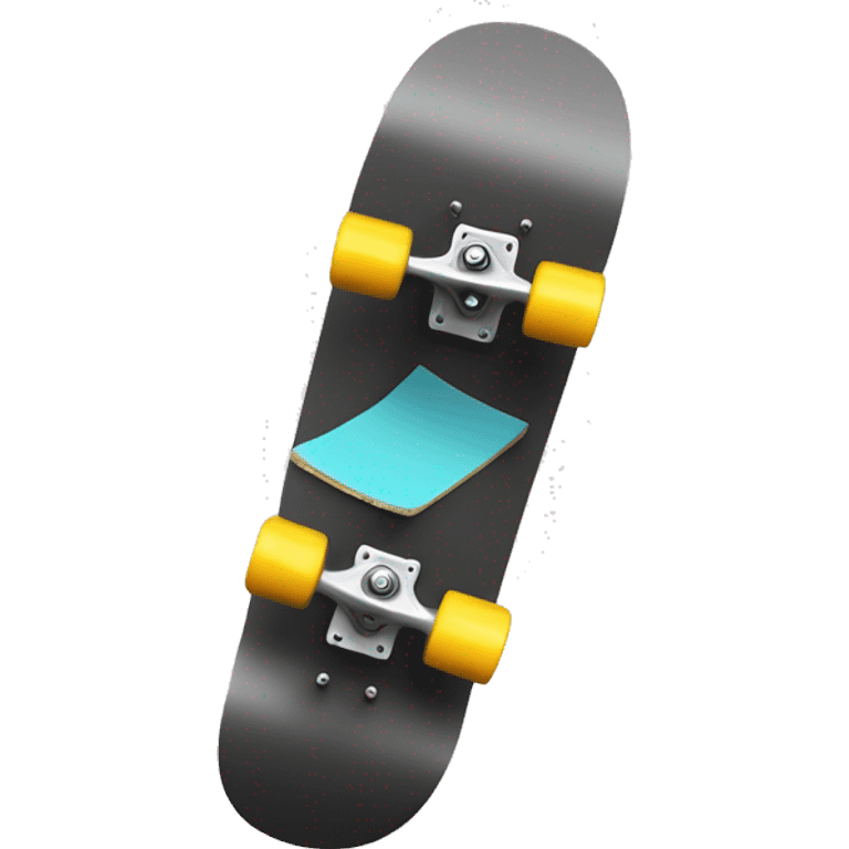 skateboard broken into two jagged pieces emoji