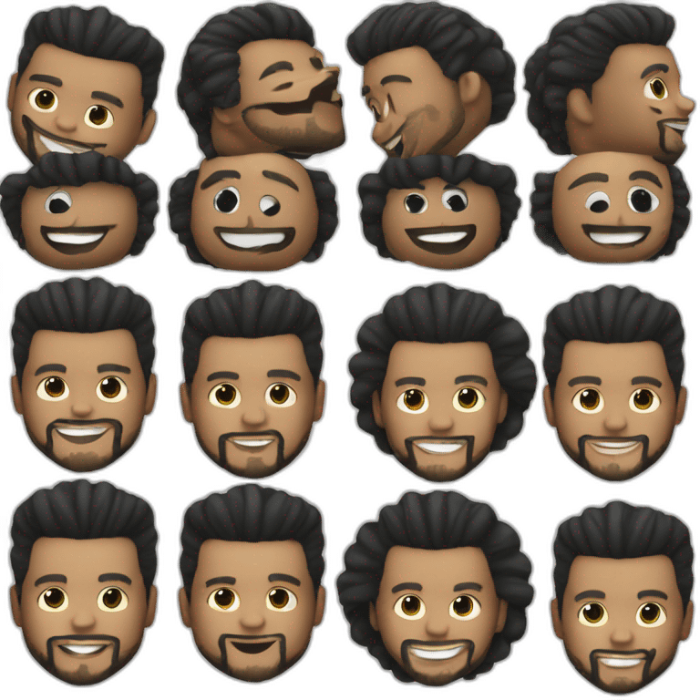 The Weeknd smiling emoji