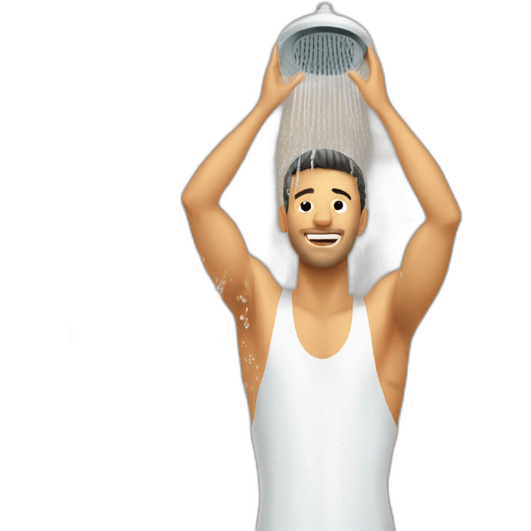 Man Showering emoji