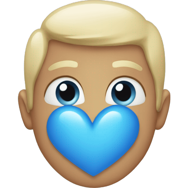 blue heart emoji