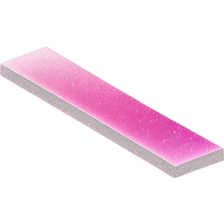 Pink ombre diving board with glitter emoji