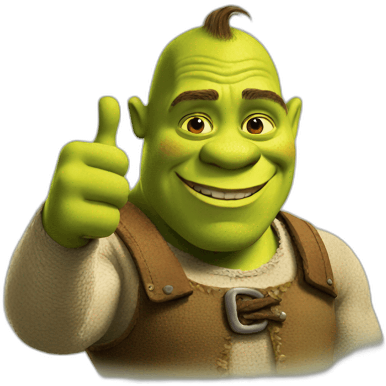 shrek thumbsup emoji