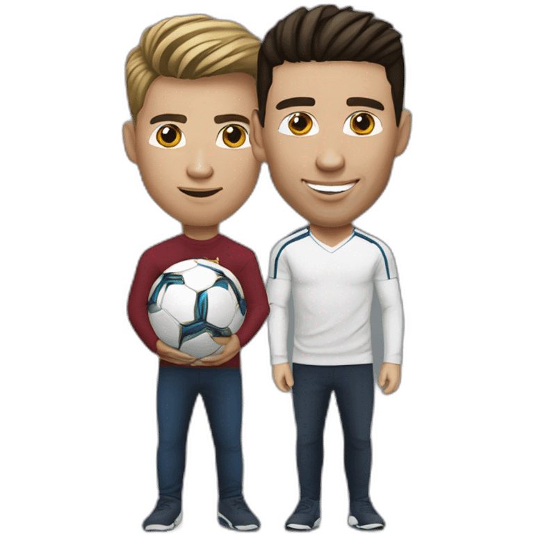 Ronaldo et Messi emoji