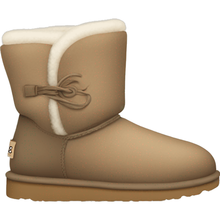 cute little ugg boots emoji